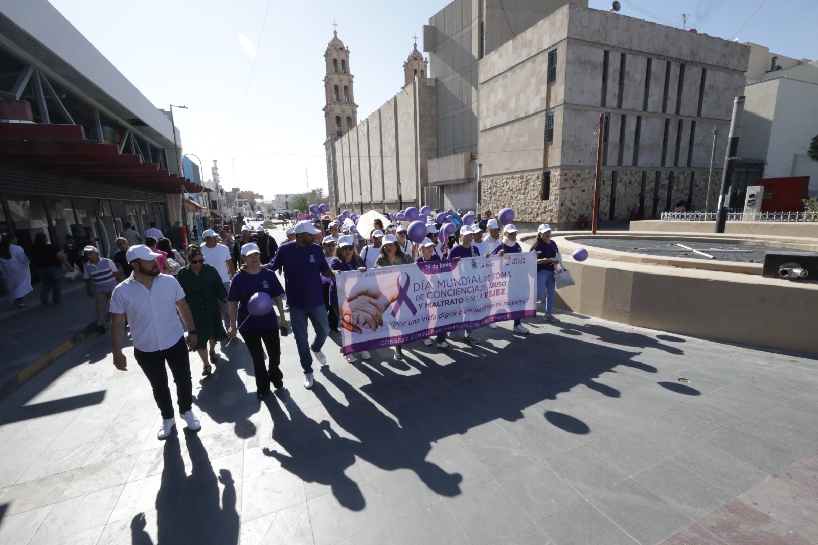 Realizan caminata por el “Día Mundial de Toma de Conciencia de Abuso y Maltrato en la Vejez”